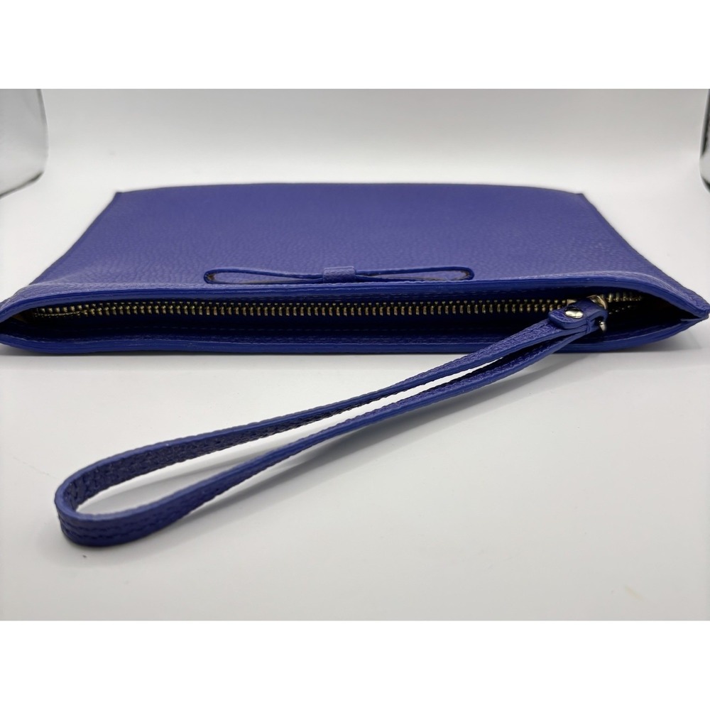 Kate Spade New York On Purpose Leather Wristlet‎ Blue - Picture 5 of 7